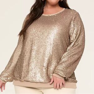 Lane Bryant Sequin Sweatshirt